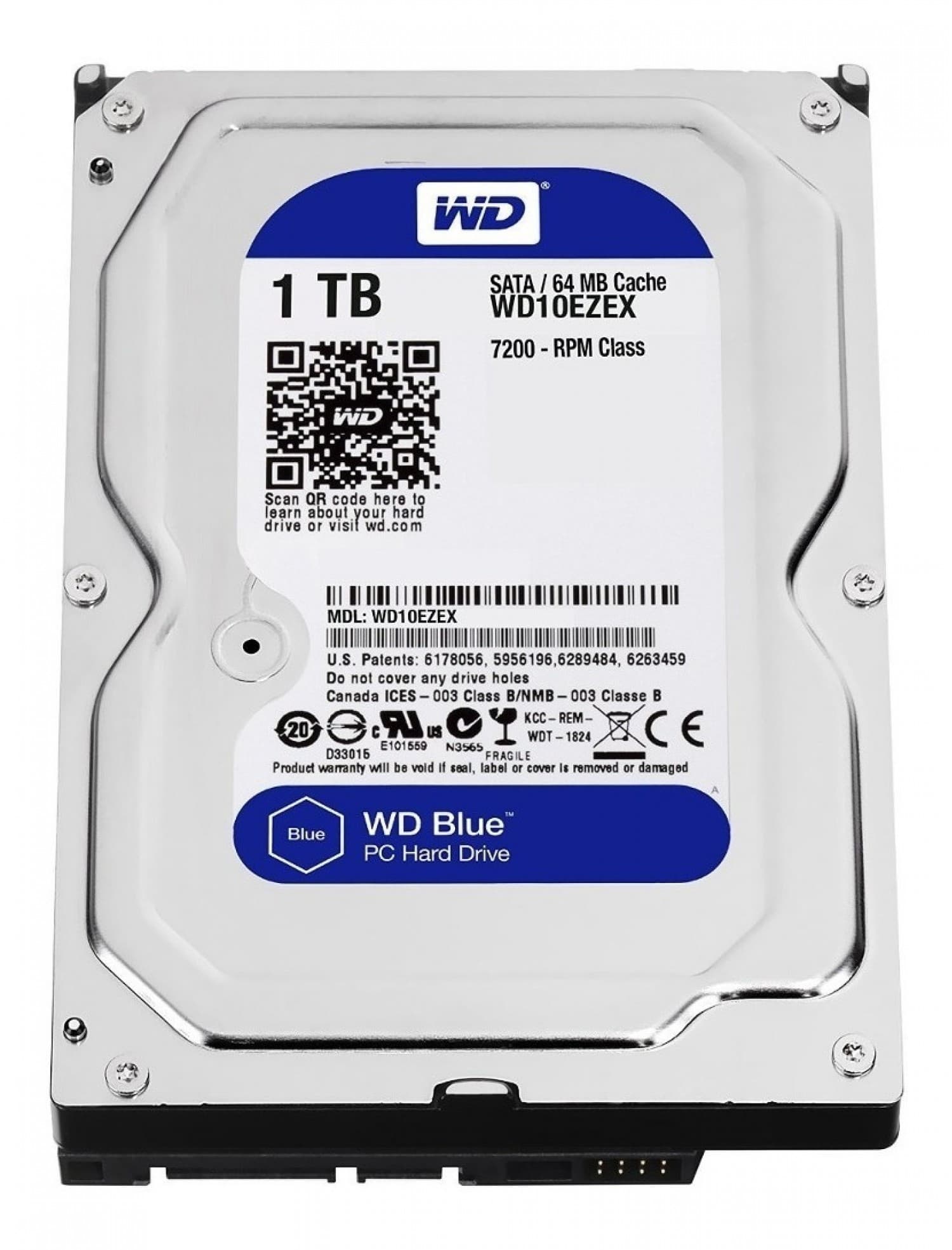 DISCO HDD 1TB WD BLUE SATA - Imagen 1