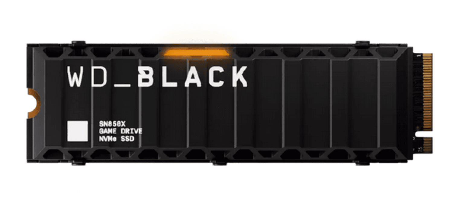 HD SSD 4TB WD BLACK SN850X C/DISIPADOR M.2 NVME GEN4 7300MB/S 2280 - Imagen 1