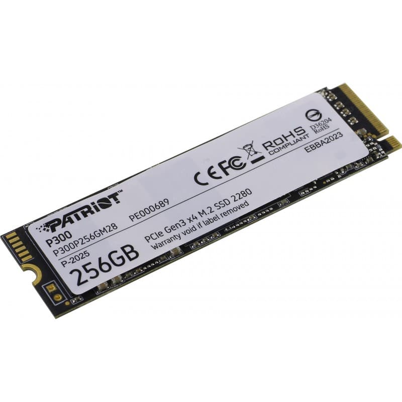 DISCO SSD PATRIOT P300 256 GB M.2 2280 PCIE GEN3 X4 PE000689 · PATRIOT