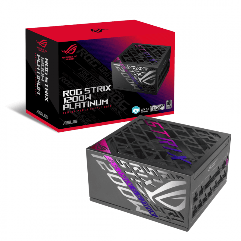 FUENTE ASUS ROG STRIX 1200W Platinum · Asus