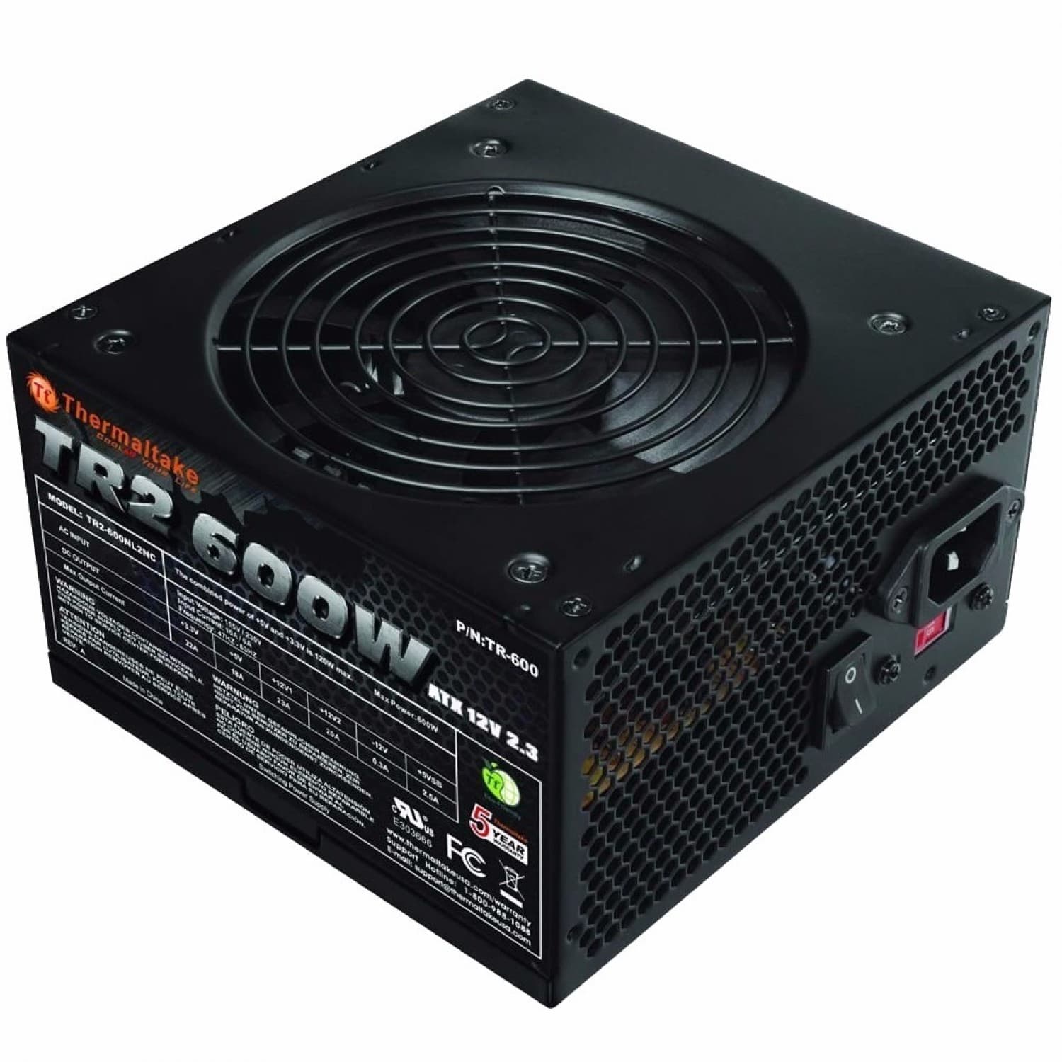 FUENTE GAMER THERMALTAKE TR2 600W - Imagen 1