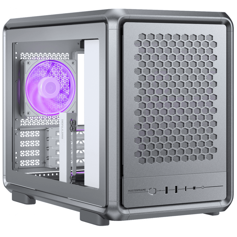 GABINETE COOLER MASTER 400 MASTER FRAME MESH SILVER · CoolerMaster