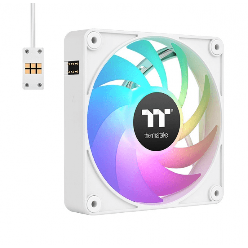 GABINETE COOLER THERMALTAKE CT120 EX ARGB SYNC WHITE · Thermaltake