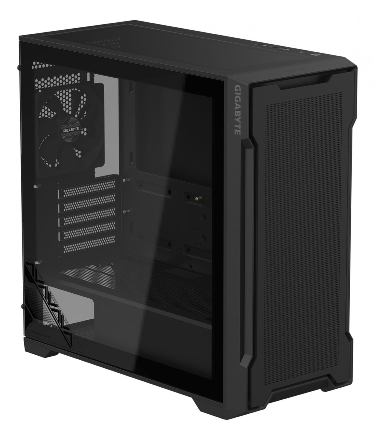 GABINETE GAMER GIGABYTE C102G M-ATX BLACK - Imagen 1