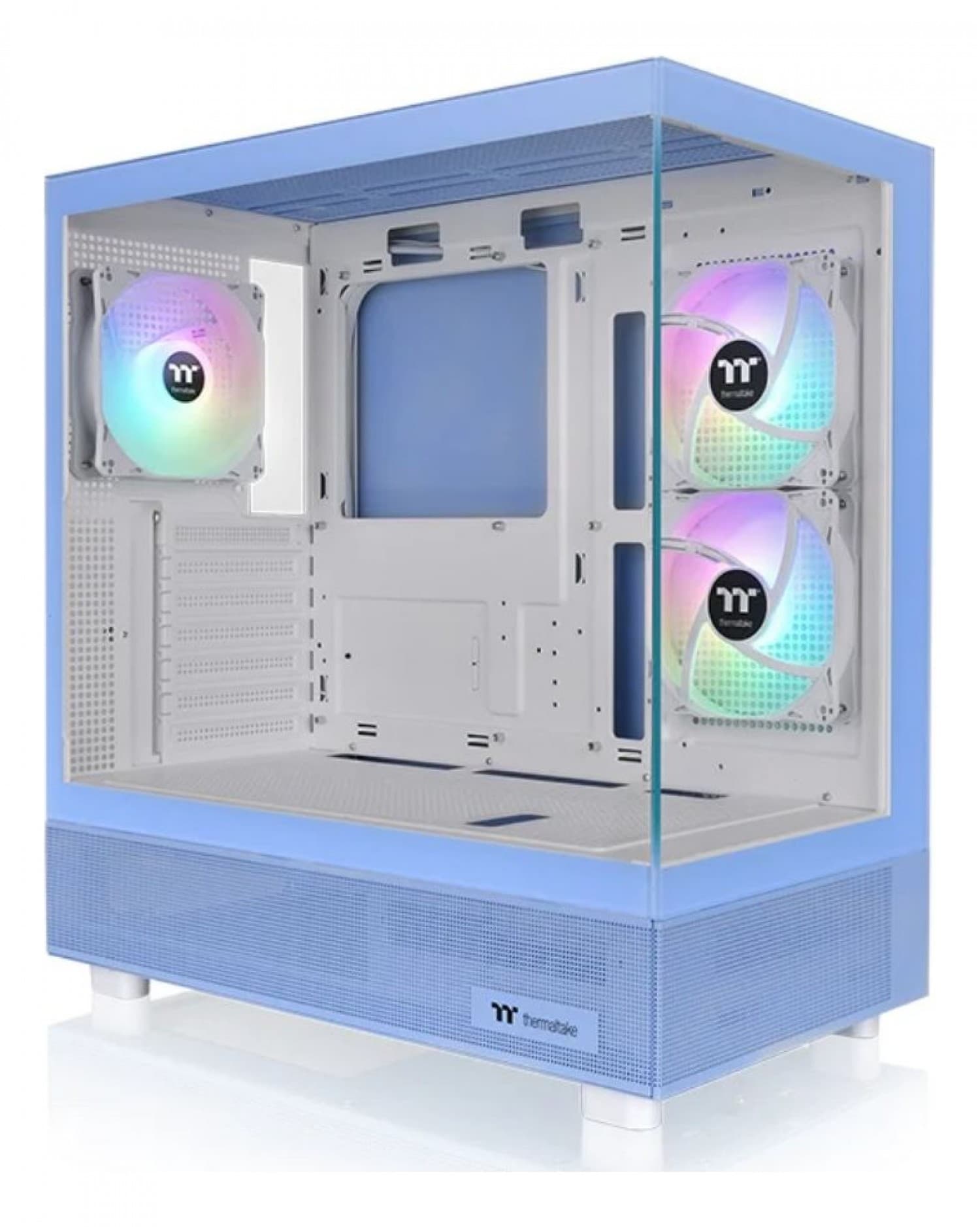 GABINETE THERMALTAKE VIEW 270 PLUS TG ARGB HYDRANGEA BLUE TEMPERED GLASS - Imagen 1