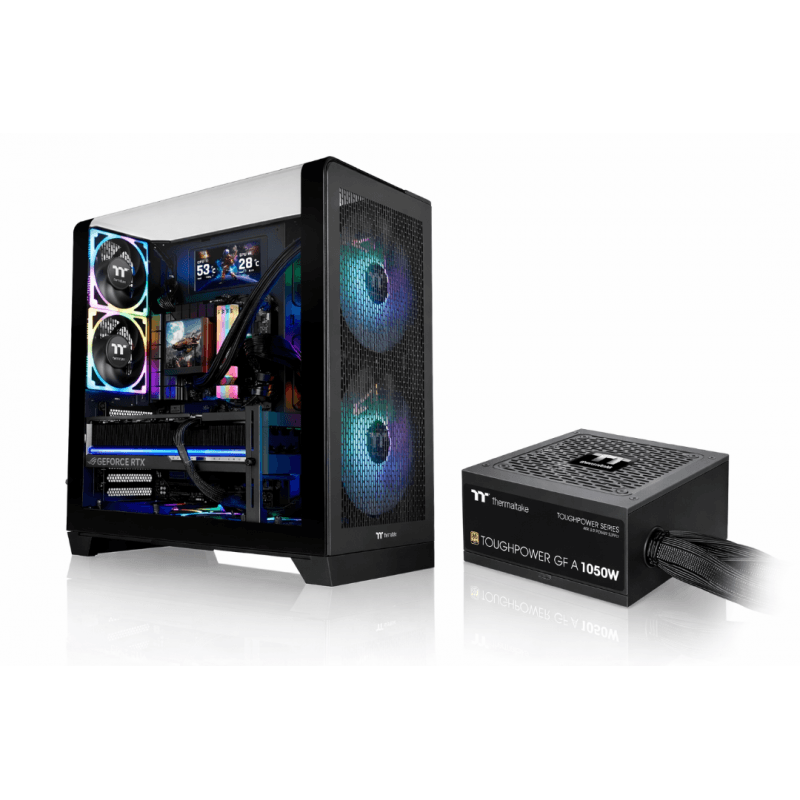 Gabinete c/fuente Thermaltake View 390 + 1050w 80 Plus Gold · Thermaltake