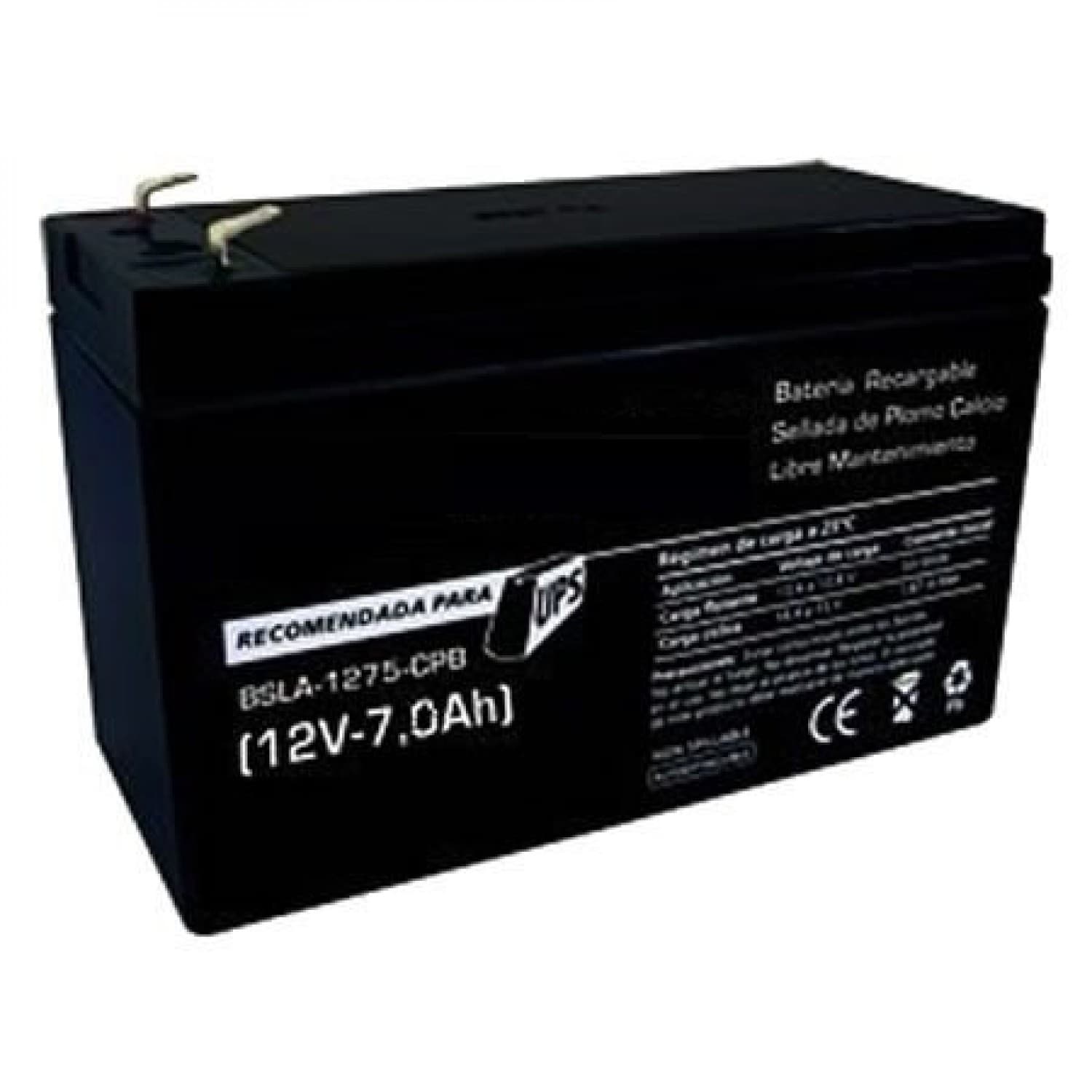 HUNNOX BATERIA UPS 12V 7AH - Imagen 1