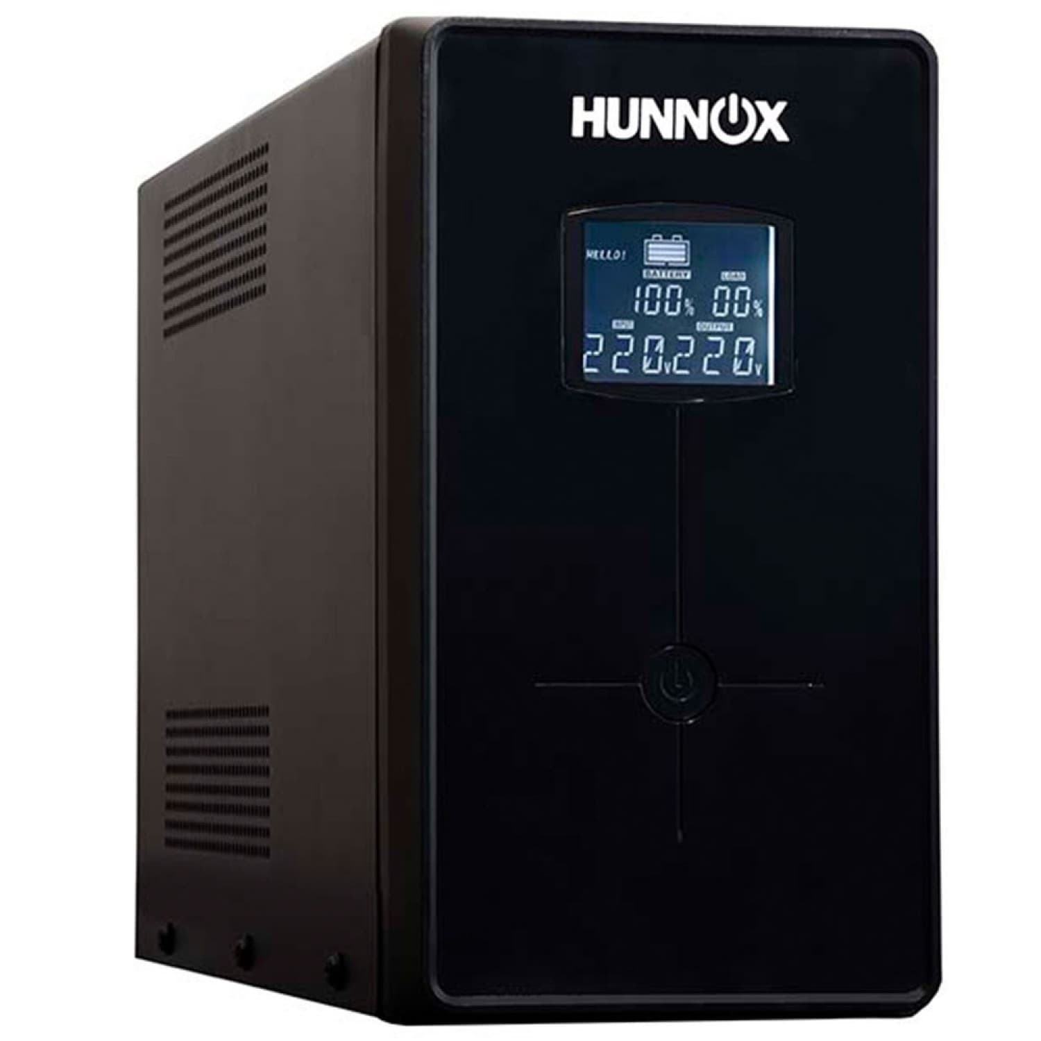 HUNNOX UPS Y ESTABILIZADOR 1200VA LCD C/USB - Imagen 1