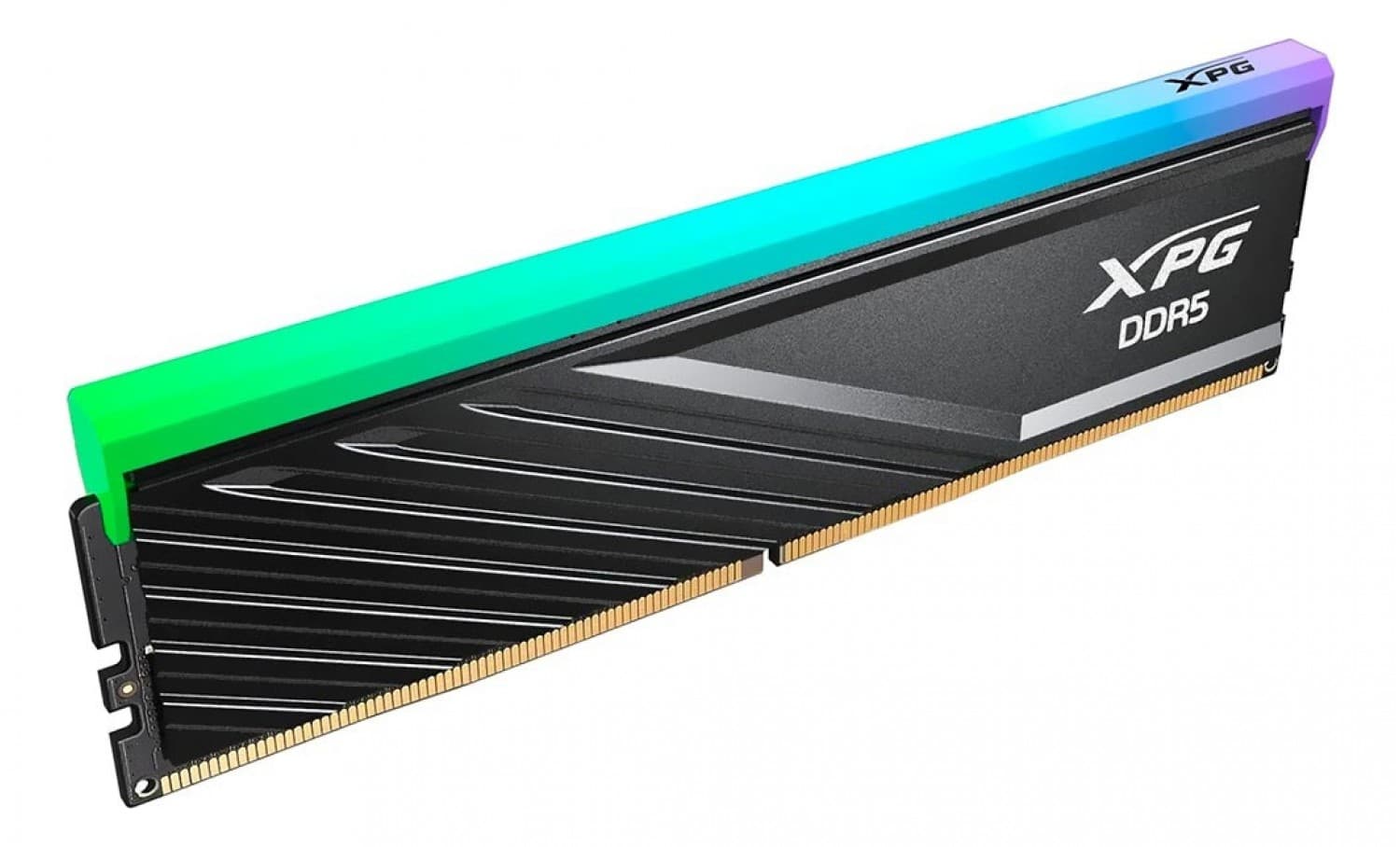 MEMORIA ADATA DIMM LANCER SINGLE 16GB DDR5 6400 RGB - Imagen 1