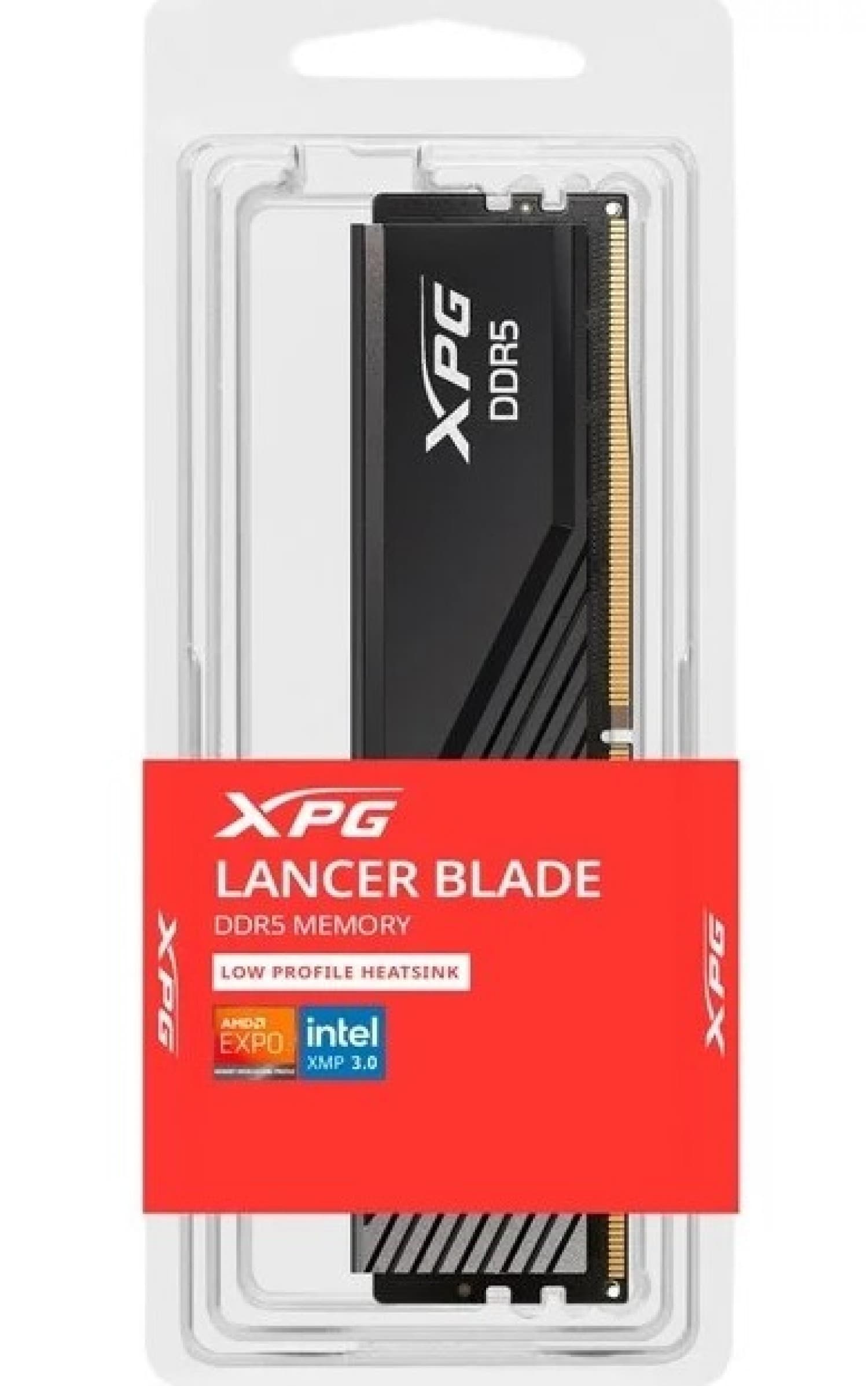 MEMORIA ADATA DIMM XPG LANCER DDR5 16GB C48 6000MHZ BLACK - Imagen 1