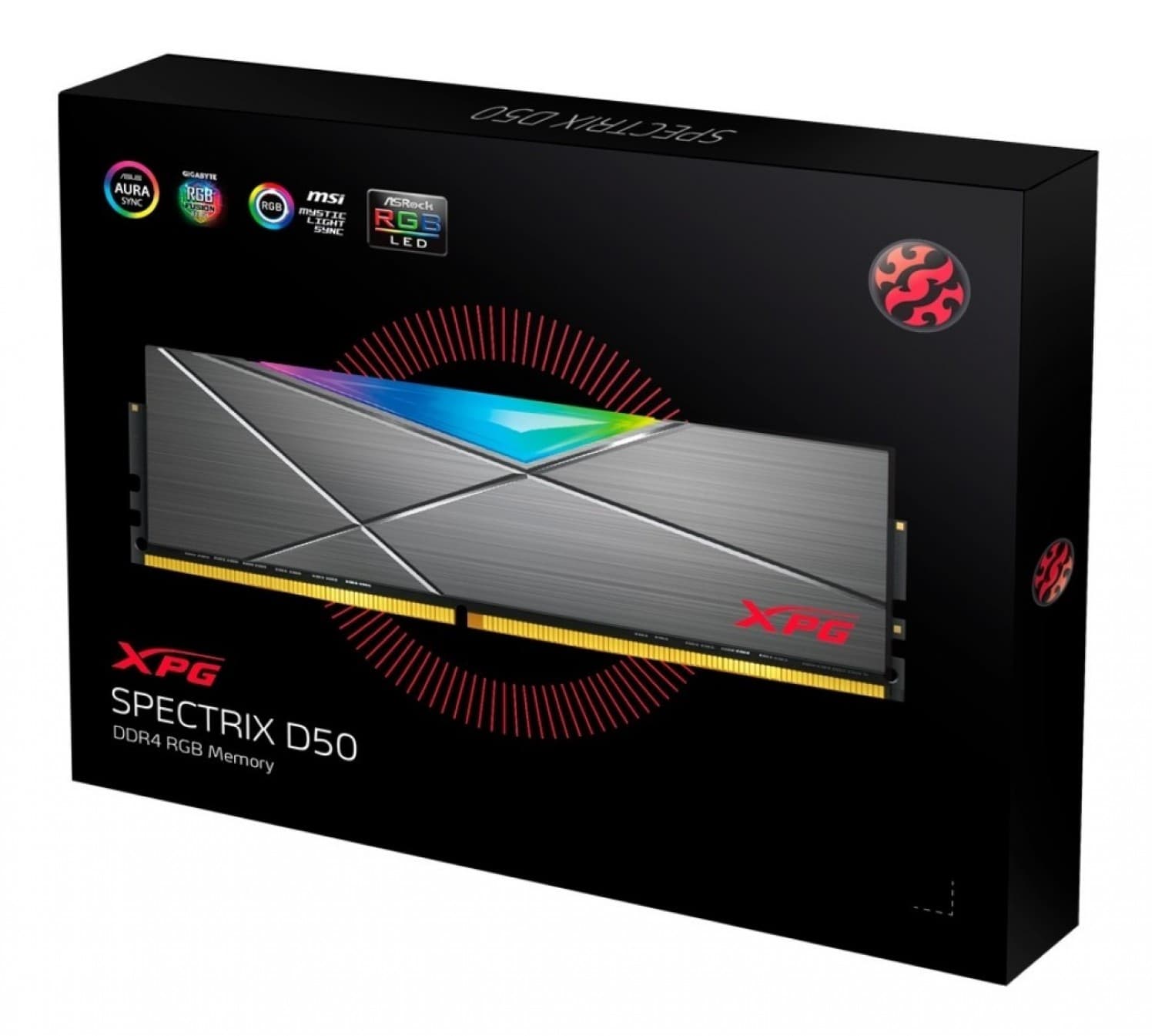 MEMORIA ADATA DIMM XPG SPECTRIX 8GB 18I DDR4 3600 ST50 - Imagen 1