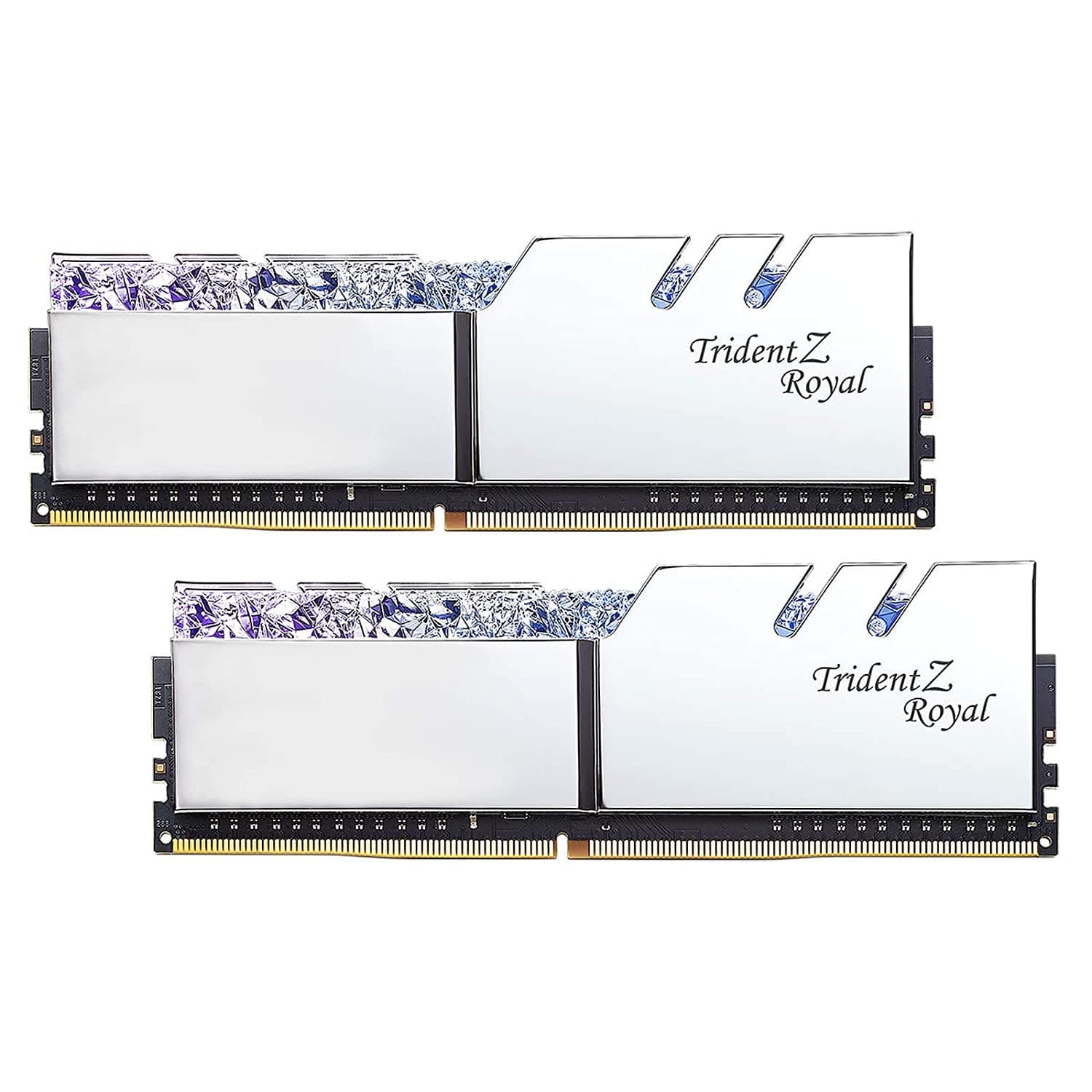 MEMORIA GSKILL TRIDENT Z ROYAL DDR4 16 GB 3600 RGB SILVER 2X8 1.35 - Imagen 1