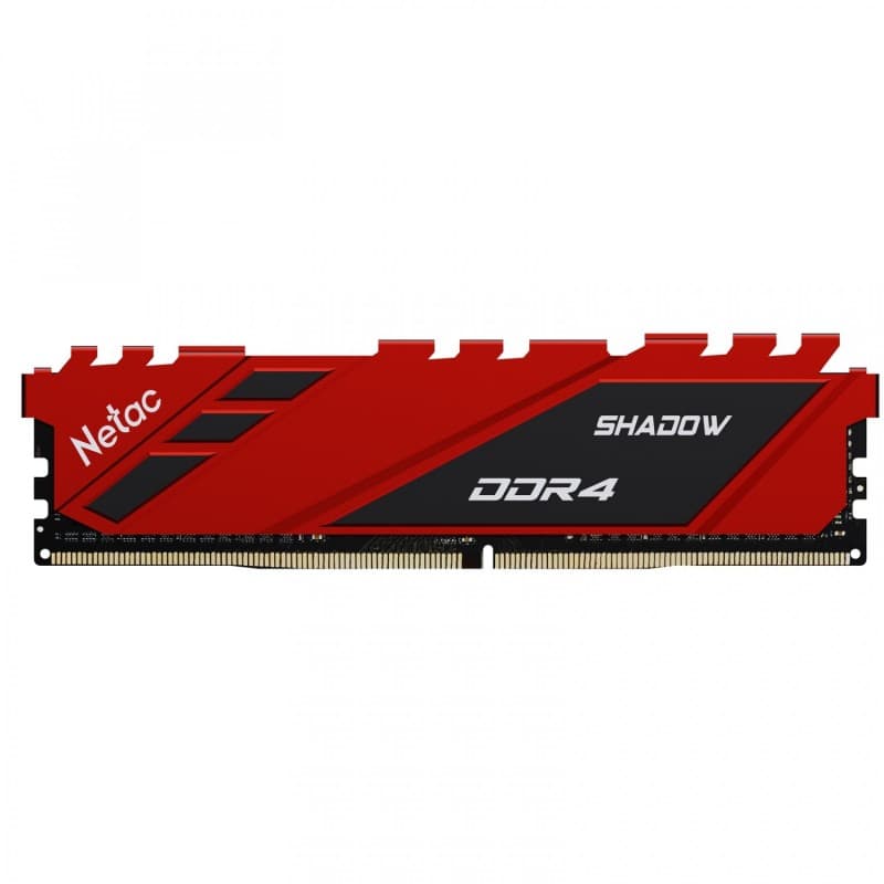 MEMORIA NETAC SHADOW DDR4 3200 8GB C16 RED · NETAC