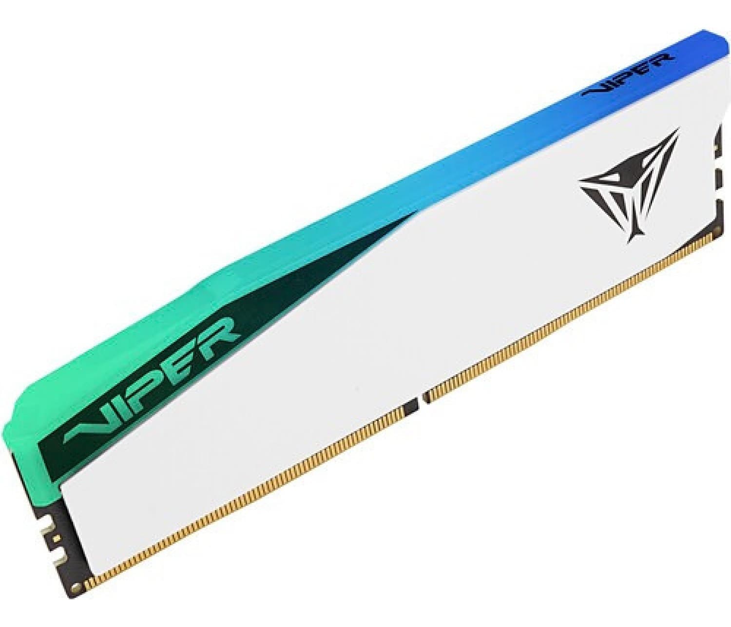 MEMORIA PATRIOT DDR5 VIPER ELITE 5 16GB 5200MTS RGB CL36 WHITE HS SING PE001047 - Imagen 1