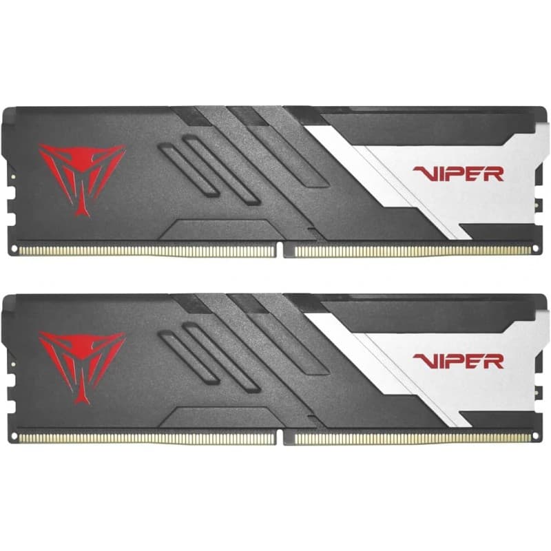 MEMORIA PATRIOT VIPER VENOM DDR5 32GB 6000MT/S CL30 BLK/SIR HS DUAL KIT PE001005 · PATRIOT