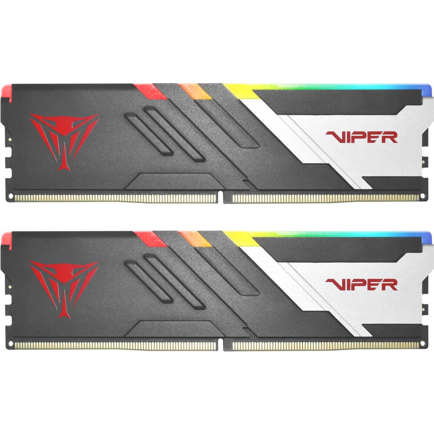 MEMORIA PATRIOT VIPER VENOM DDR5 32GB 7000 MHZ RGB CL32 BLK/SIR HS DUAL KIT PE000890 - Imagen 1