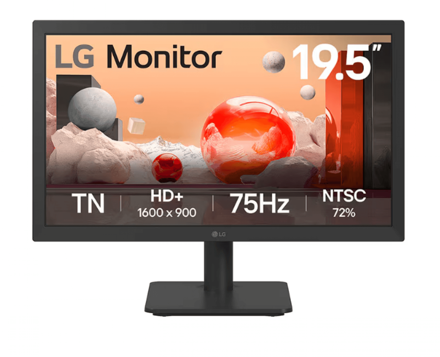 MONITOR LG LED 19,5 HDMI HD 20U401A-B - Imagen 1