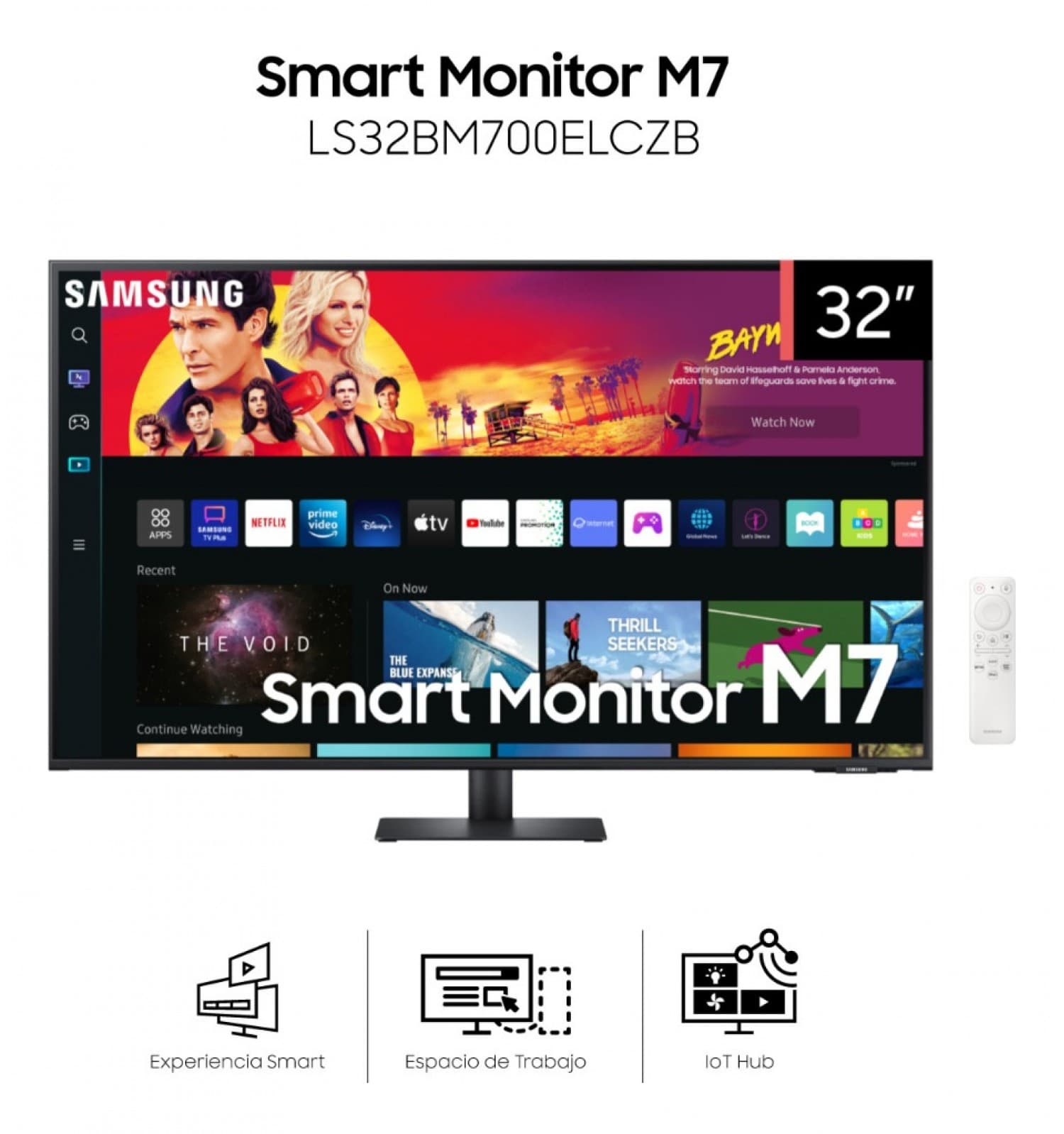 MONITOR SAMSUNG LED 32 BM700 UHD 4K M70B - Imagen 1