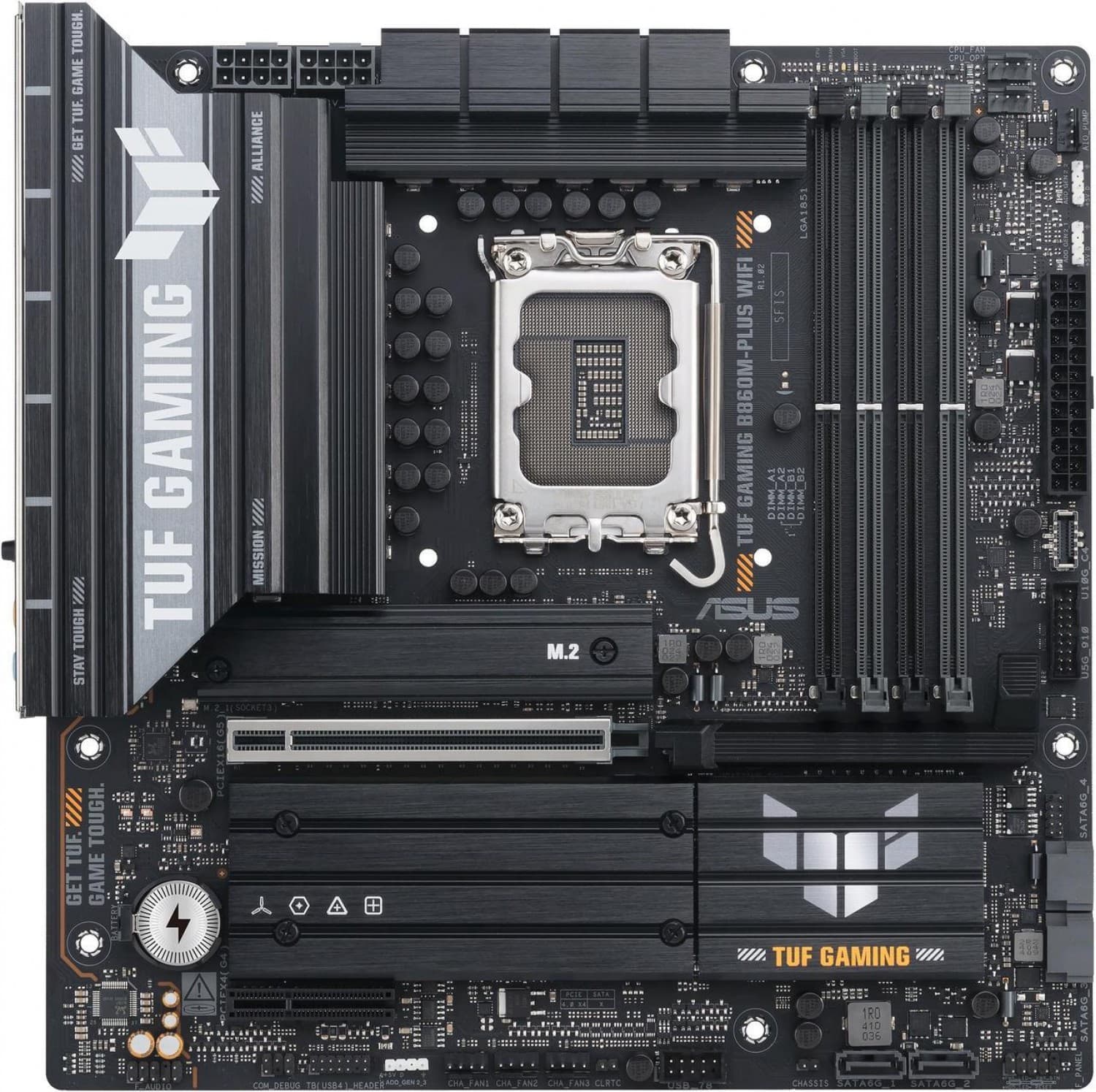 MOTHER ASUS LGA 1851 TUF GAMING B860M-PLUS WIFI - Imagen 1
