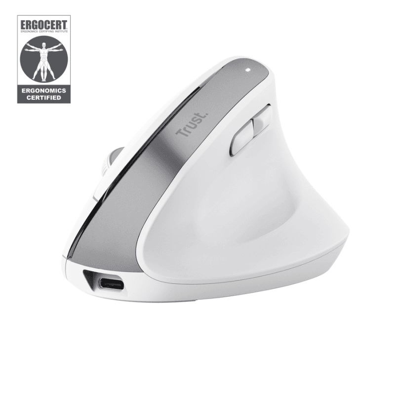 MOUSE GAMER TRUST BAYO ERGO MULTIDISPOSITIVO WIRELESS WHITE · Trust