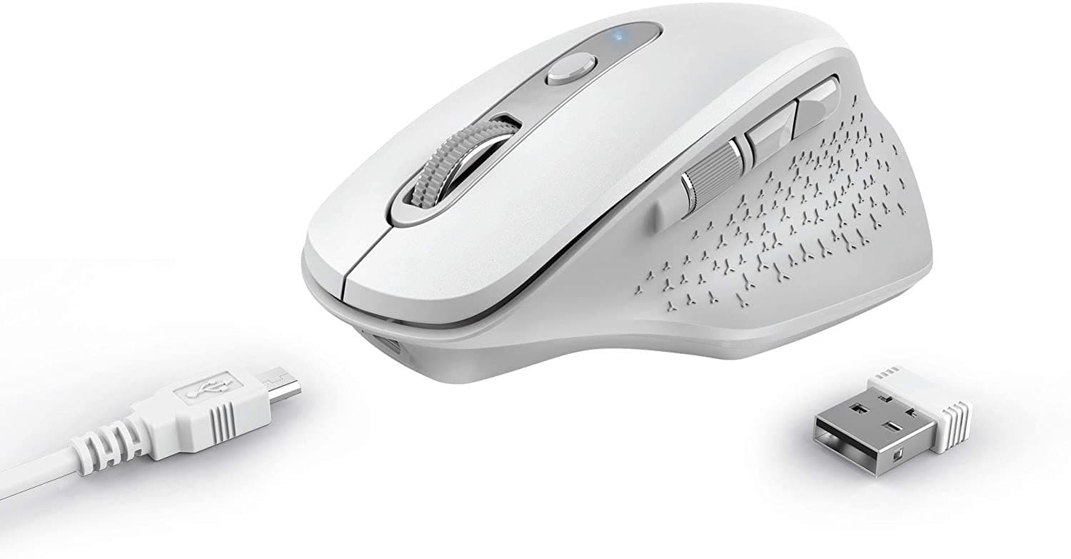 MOUSE TRUST OZAA RECHARGEABLE WHITE - Imagen 1