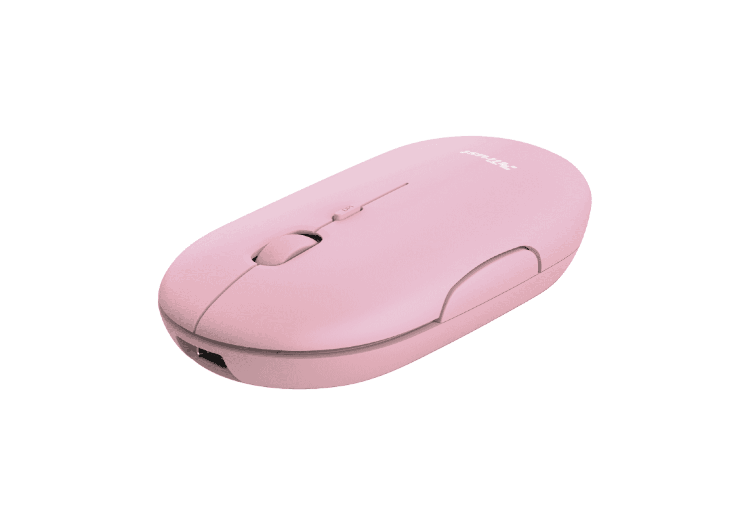 MOUSE TRUST PUCK WRL RECARGABLE PINK - Imagen 1