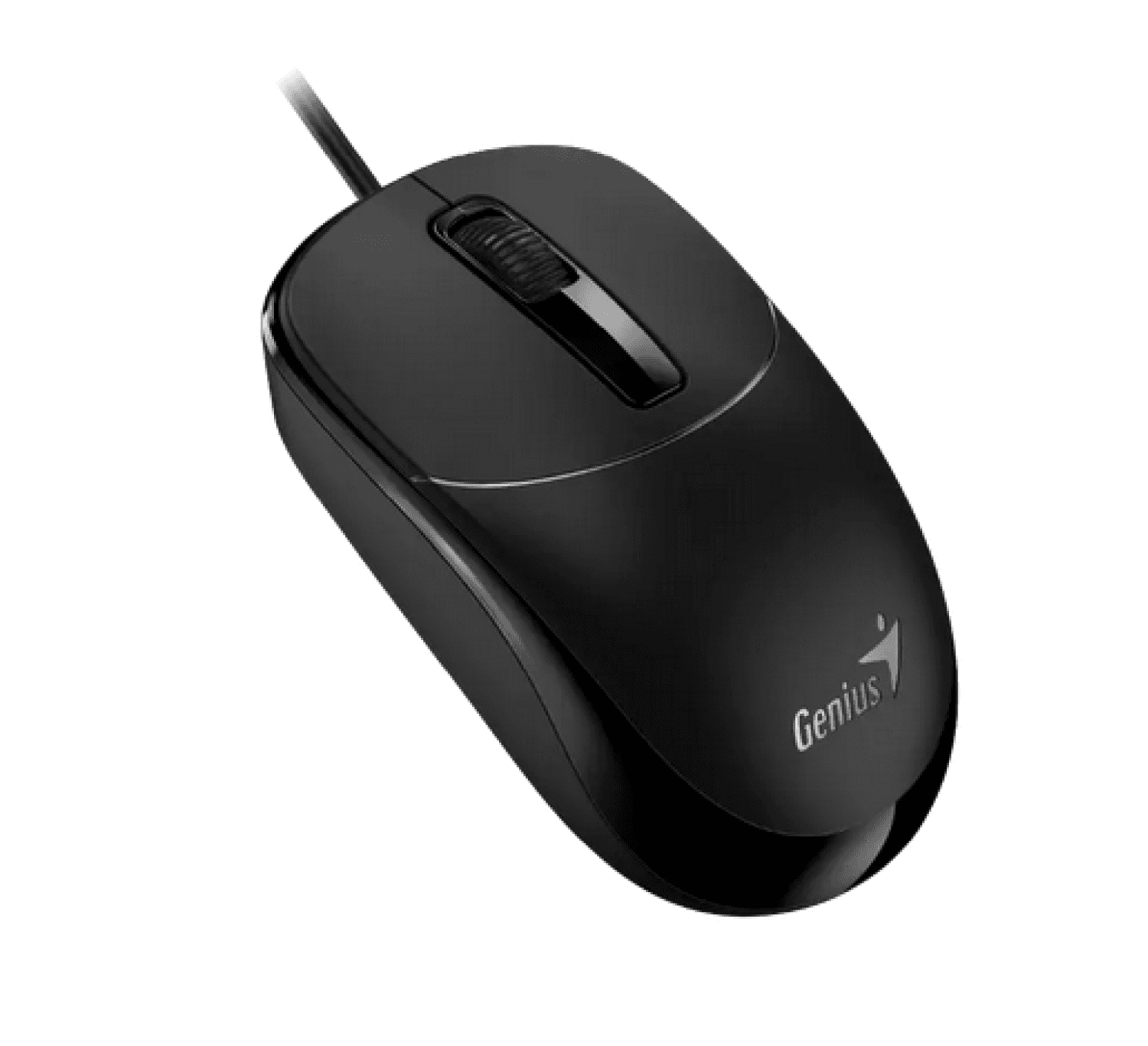 MOUSE USB GENIUS DX-123 BLACK BLACK/GRAY - Imagen 1