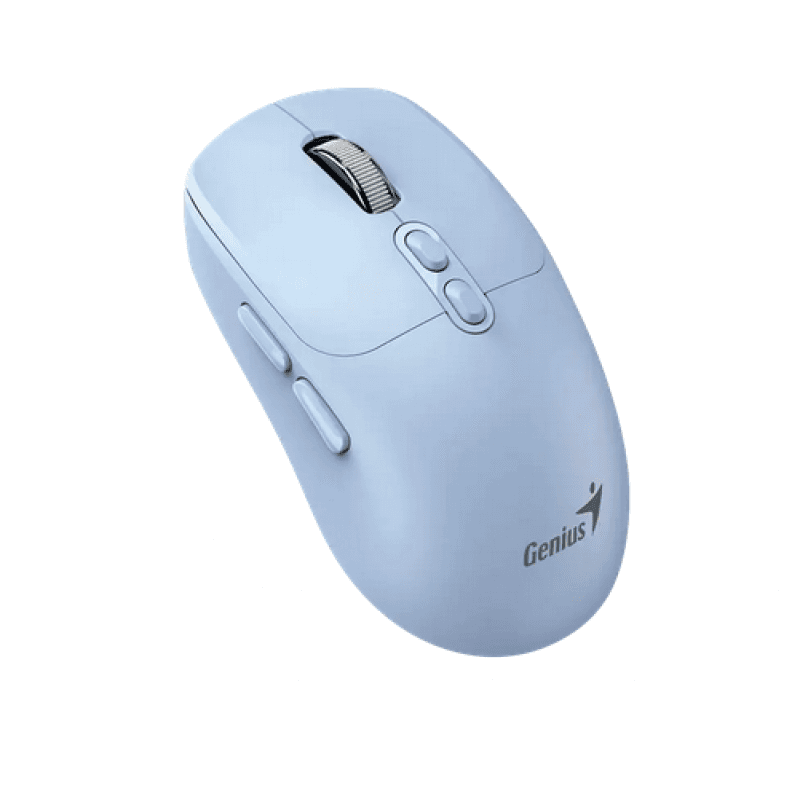 MOUSE WIRELESS GENIUS NX-8080S BT-2.4Ghz BLUE · Genius