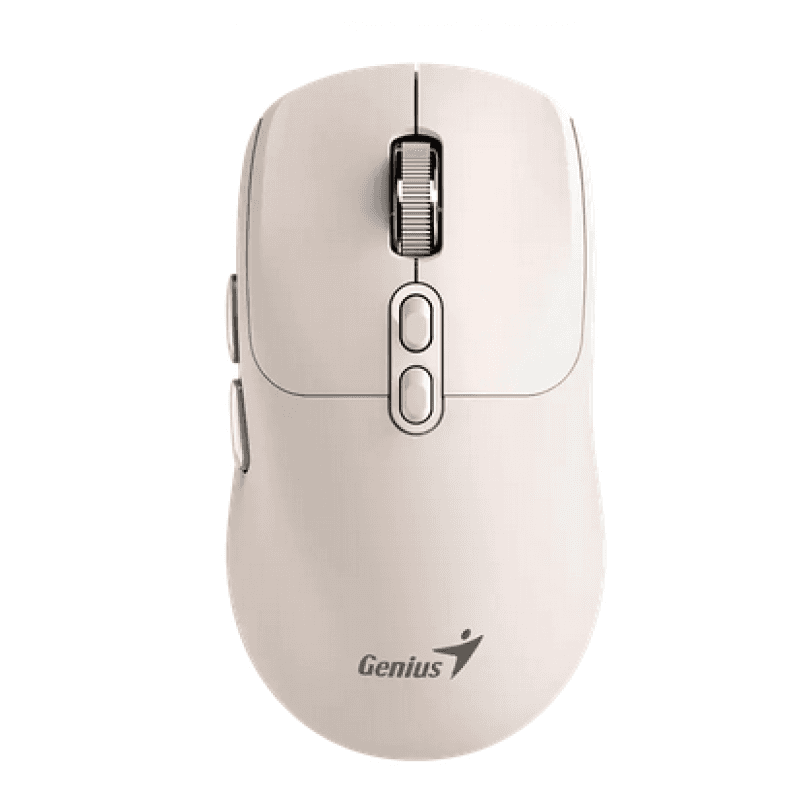 MOUSE WIRELESS GENIUS NX-8080S BT-2.4Ghz MILK TEA · Genius