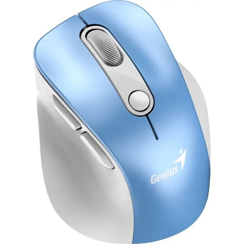 MOUSE WIRELESS MINI GENIUS ERGO 9000S PRO RECARGABLE BLUE · Genius