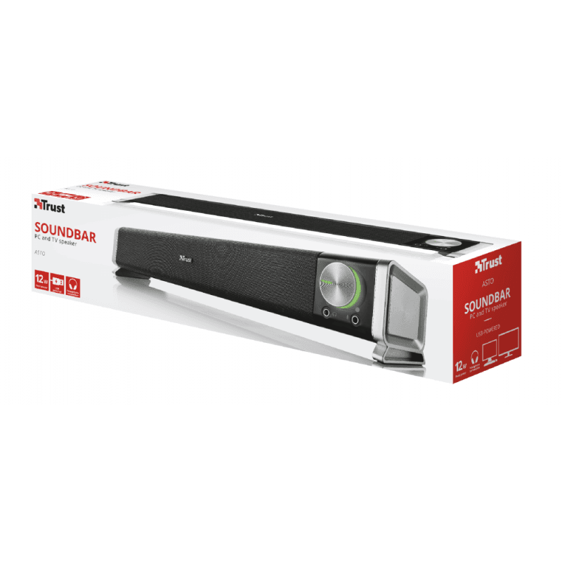 PARLANTE BARRA DE SONIDO TRUST ASTO · Trust