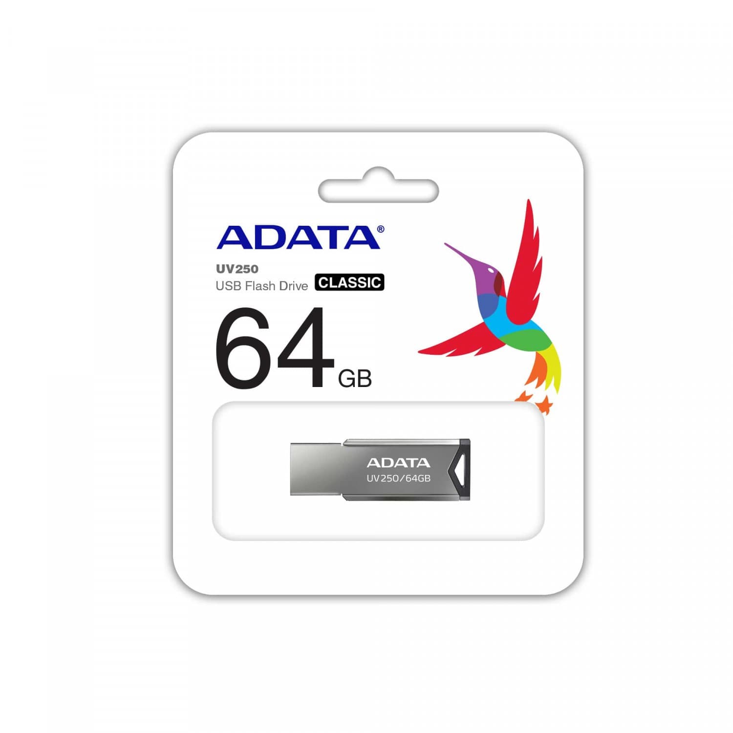 PEN DRIVE ADATA UV250 64GB BLACK - Imagen 1