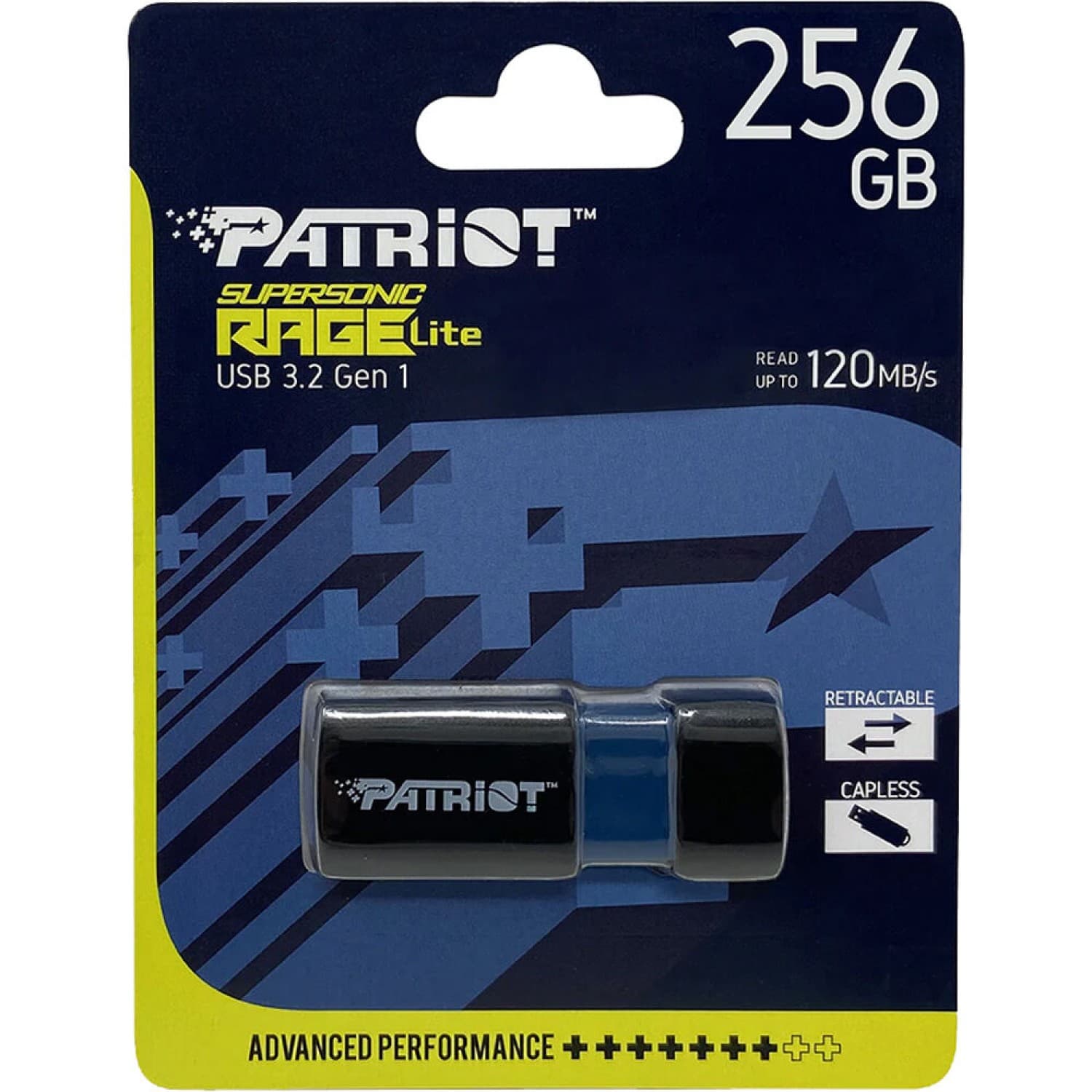PEN DRIVE PATRIOT RAGE LITE 256GB USB 3.2 PE000849 - Imagen 1