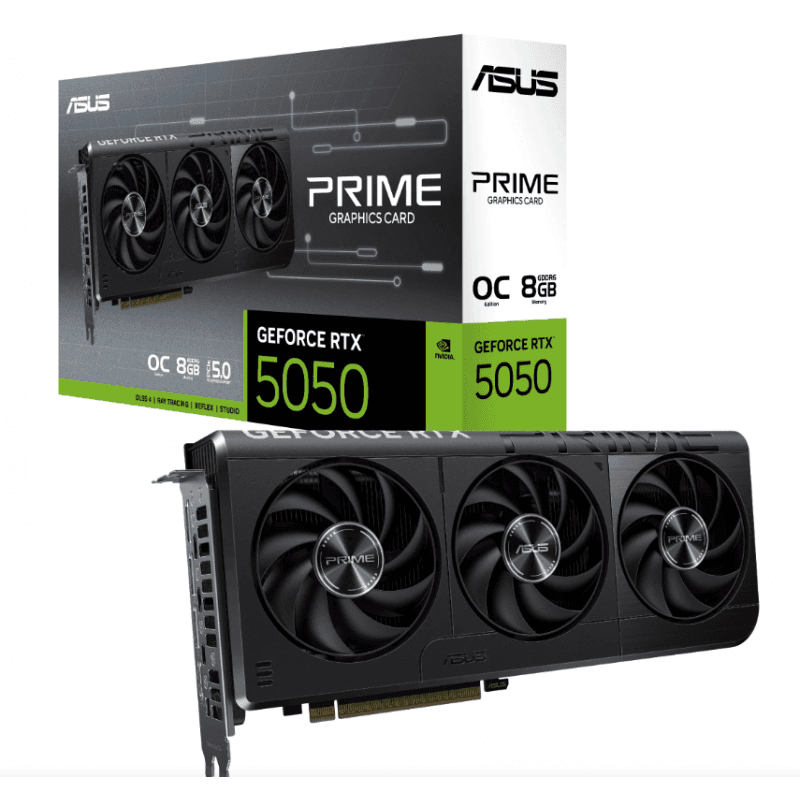 PLACA DE VIDEO ASUS PRIME RTX 5050 O 8GB · Asus