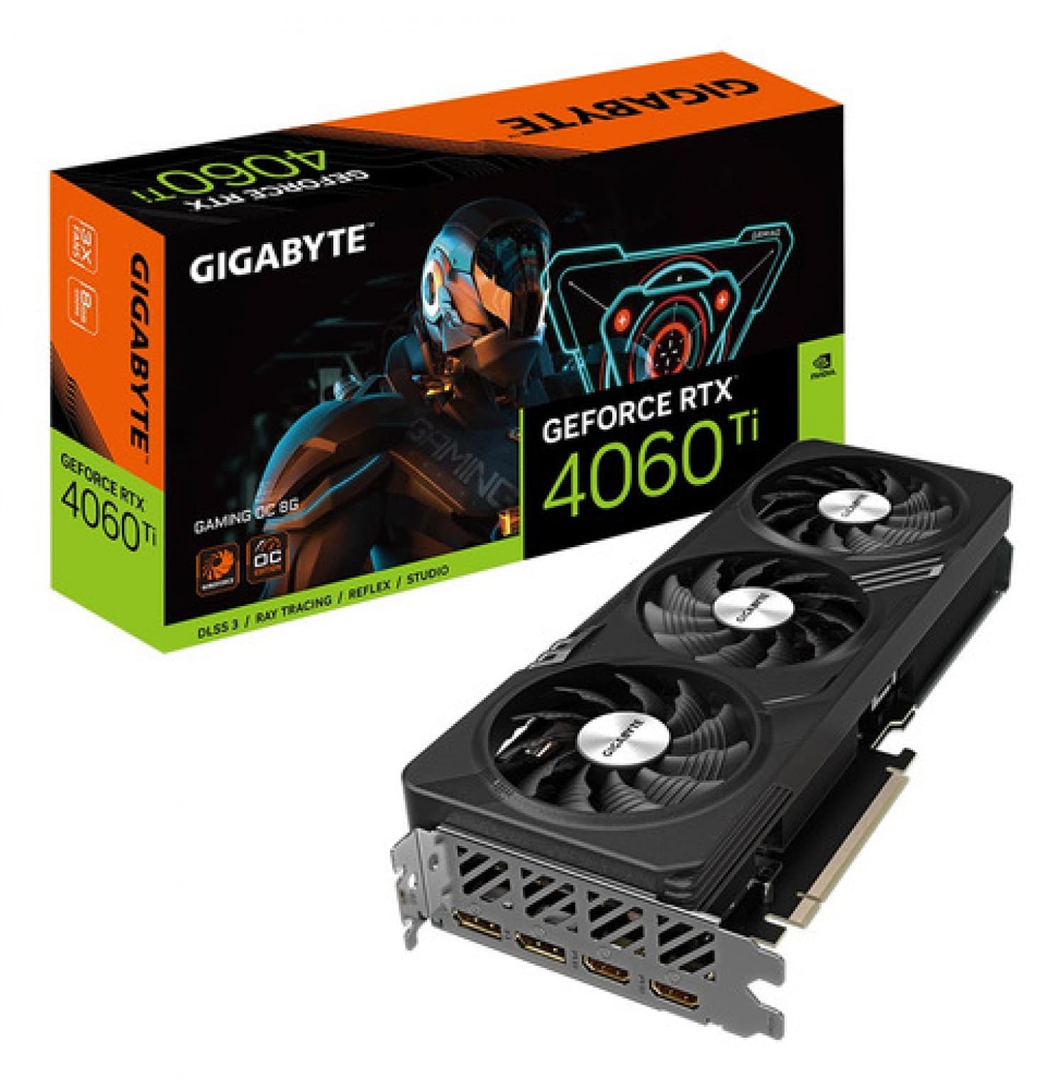 PLACA DE VIDEO GIGABYTE RTX 4060 TI OC 8GB - Imagen 1