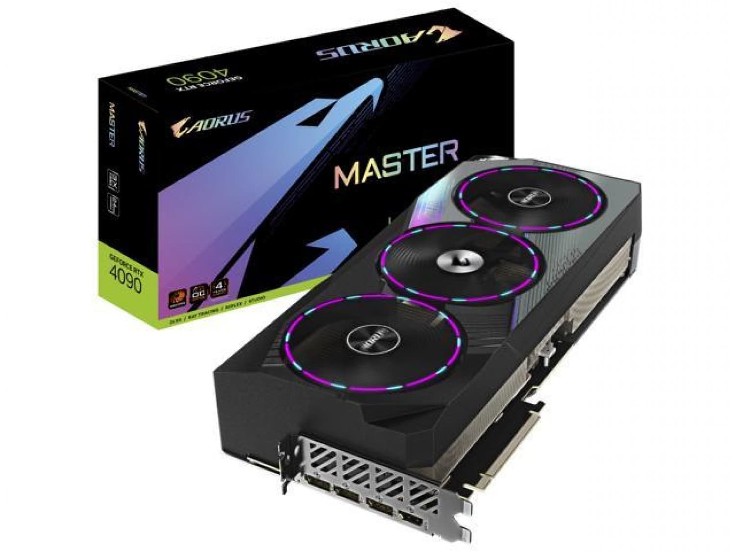 PLACA DE VIDEO GIGABYTE RTX 4090 AORUS MASTER 24GB - Imagen 1