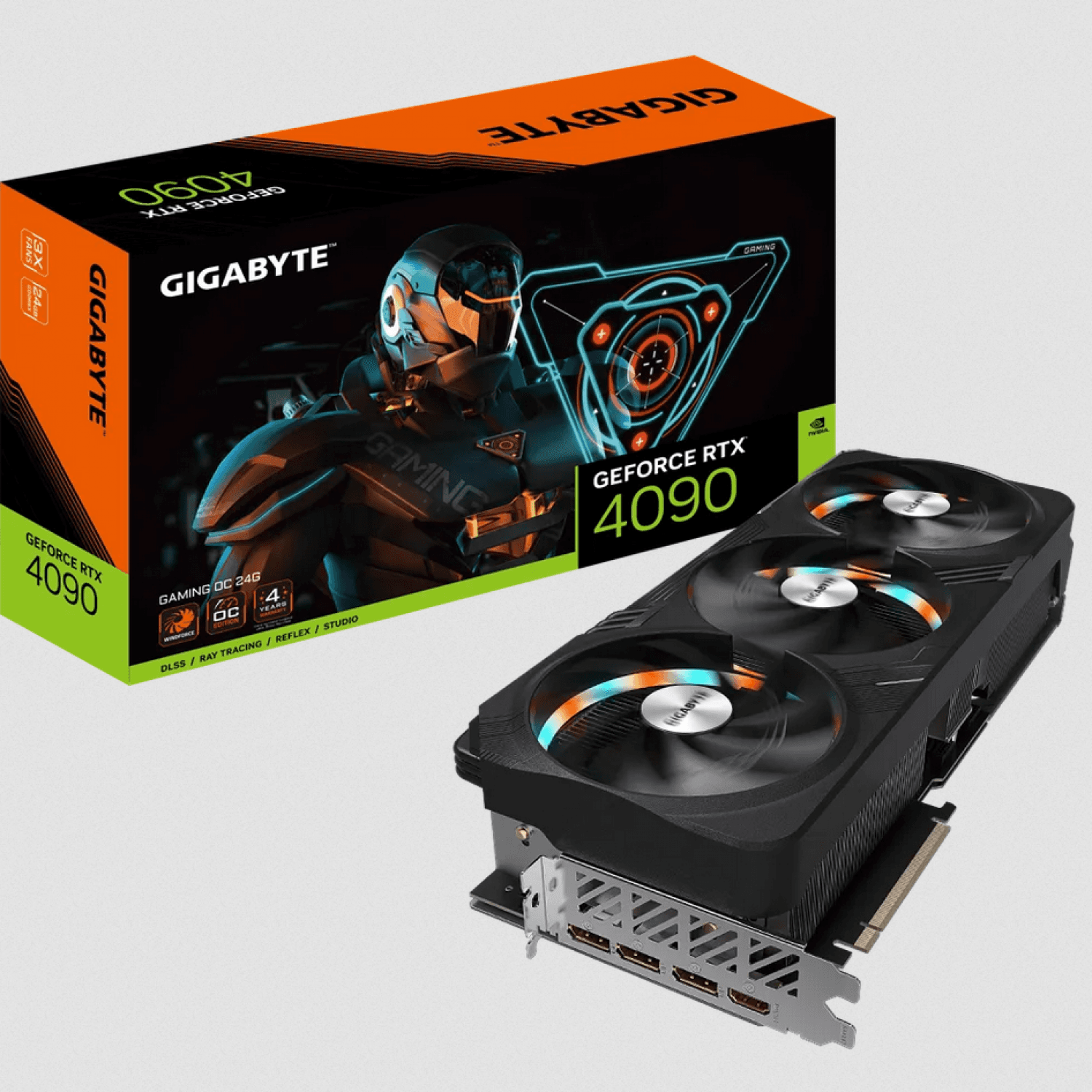 PLACA DE VIDEO GIGABYTE RTX 4090 OC 24GB - Imagen 1