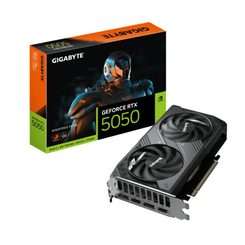 PLACA DE VIDEO GIGABYTE RTX 5050 WF OC 8GB · Gigabyte