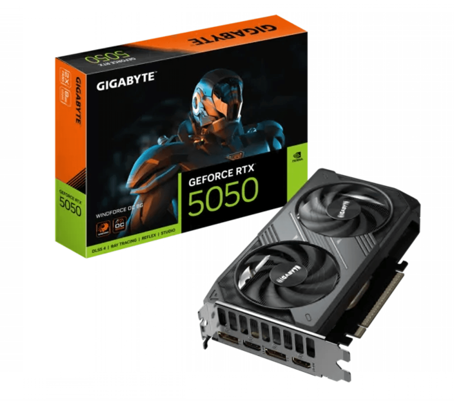 PLACA DE VIDEO GIGABYTE RTX 5050 8GB LOW PROFILE - Imagen 1