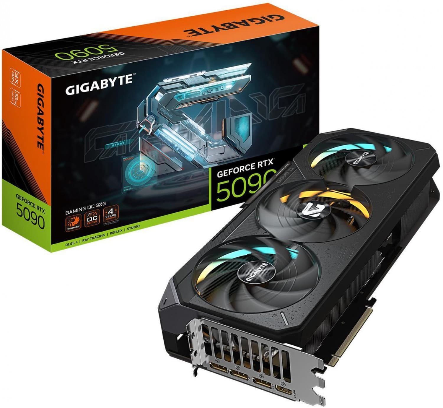 PLACA DE VIDEO GIGABYTE RTX 5090 GAMING OC 32GB - Imagen 1