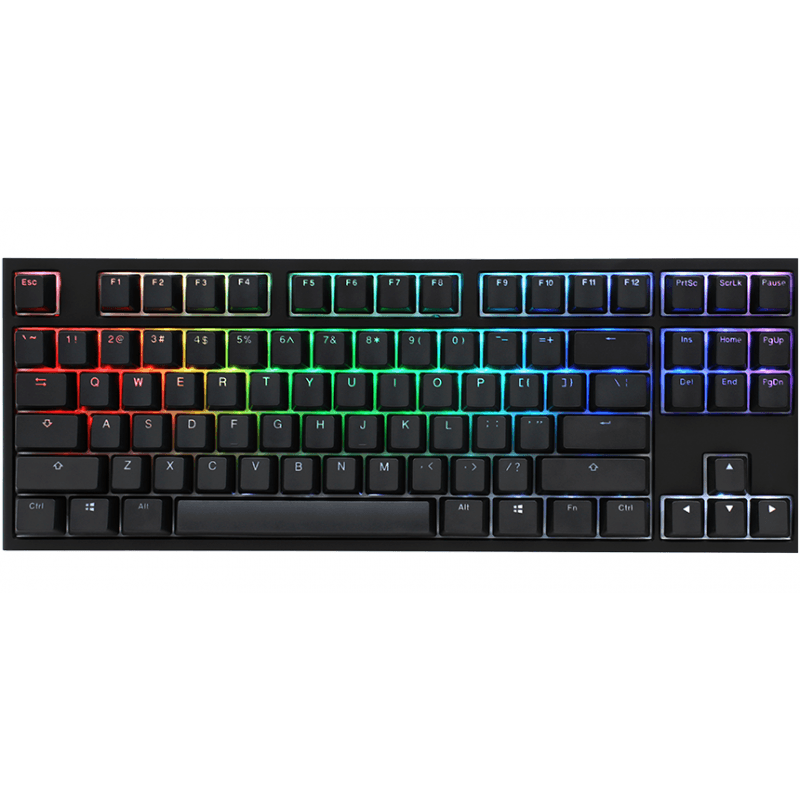 TECLADO GAMER DUCKY ONE 2 RGB TKL CHERRY MX RED DOUBLE SHOT PBT · Ducky