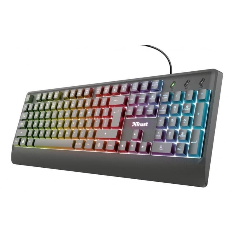 TECLADO GAMER LED TRUST ZIVA ES · Trust