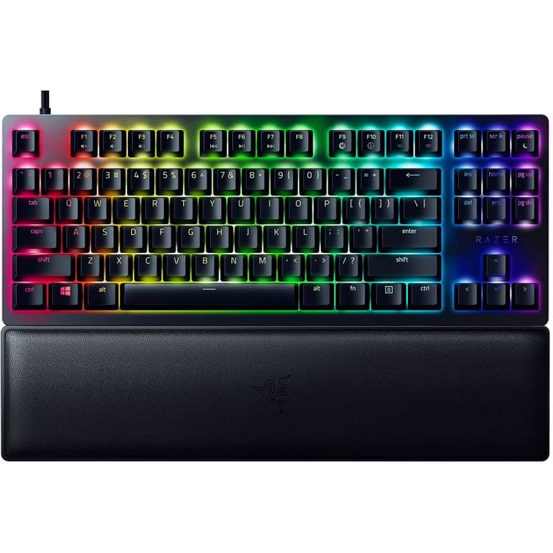 TECLADO GAMER RAZER HUNTSMAN V2 TENKEYLESS PURPLE-SWITCH CLICKY US-EN · Razer