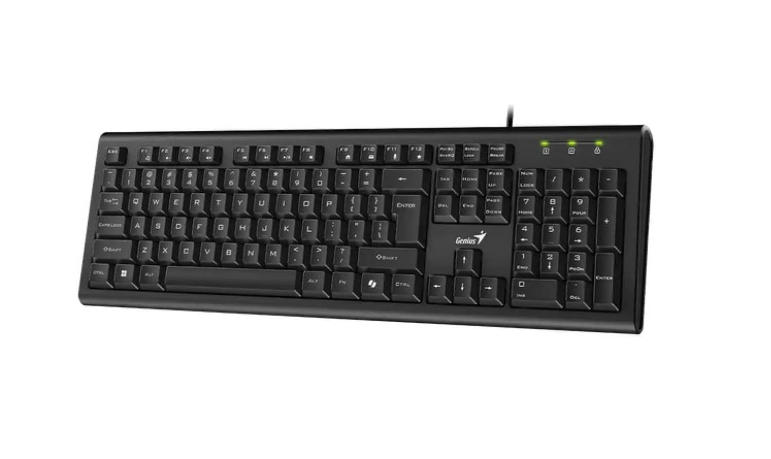 TECLADO GENIUS RS2 KB-113 AI SP BLK USB - Imagen 1