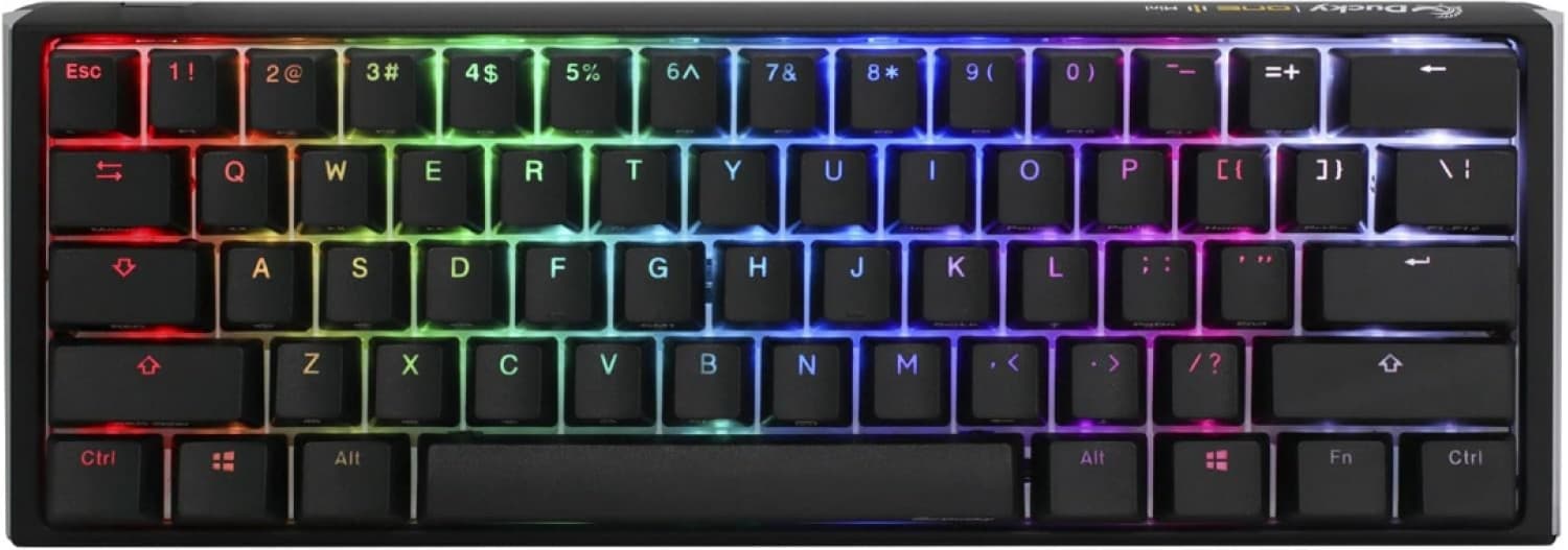 TECLADO MECANICO DUCKY ONE 3 MINI - HOTSWAP - CHERRY MX RED - RGB - Imagen 1