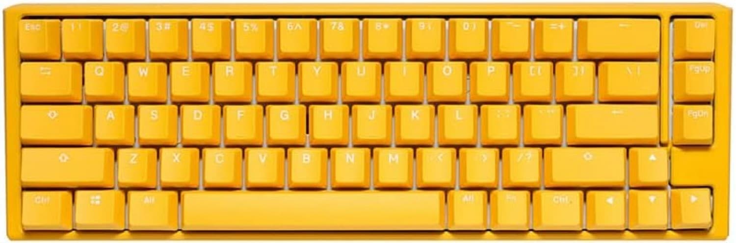 TECLADO MECANICO DUCKY ONE 3 SF Yellow PBT Double-shot Quack Mechanical Gaming Keyboard – Cherry MX Brown - Imagen 1