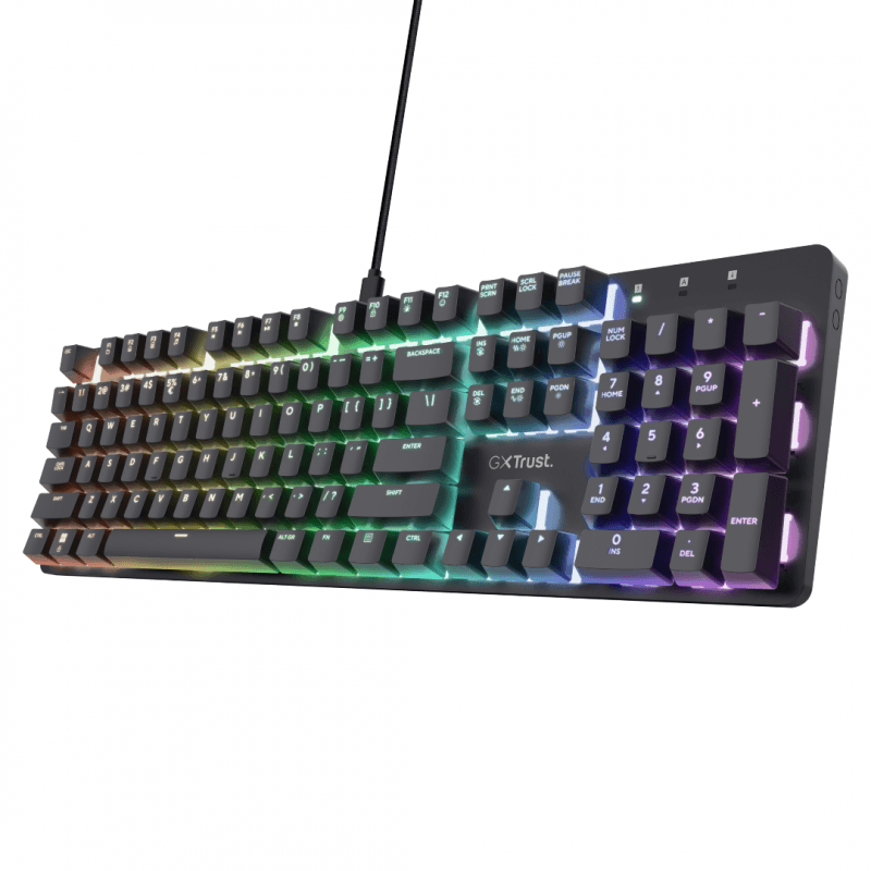 TECLADO TRUST ZORA MECHANICAL ES GXT871 · Trust