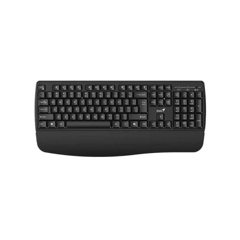 TECLADO WIRELESS GENIUS KB-7123 BLACK · Genius