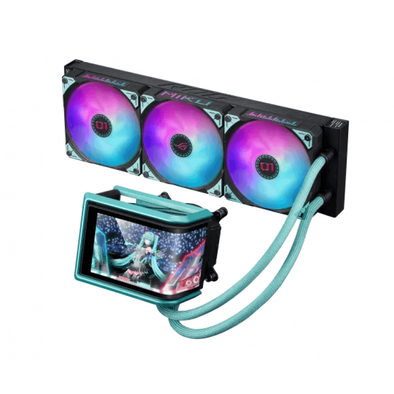 WATER COOLER ASUS ROG RYUO IV 360 ARGB MIKU EDITION · Asus