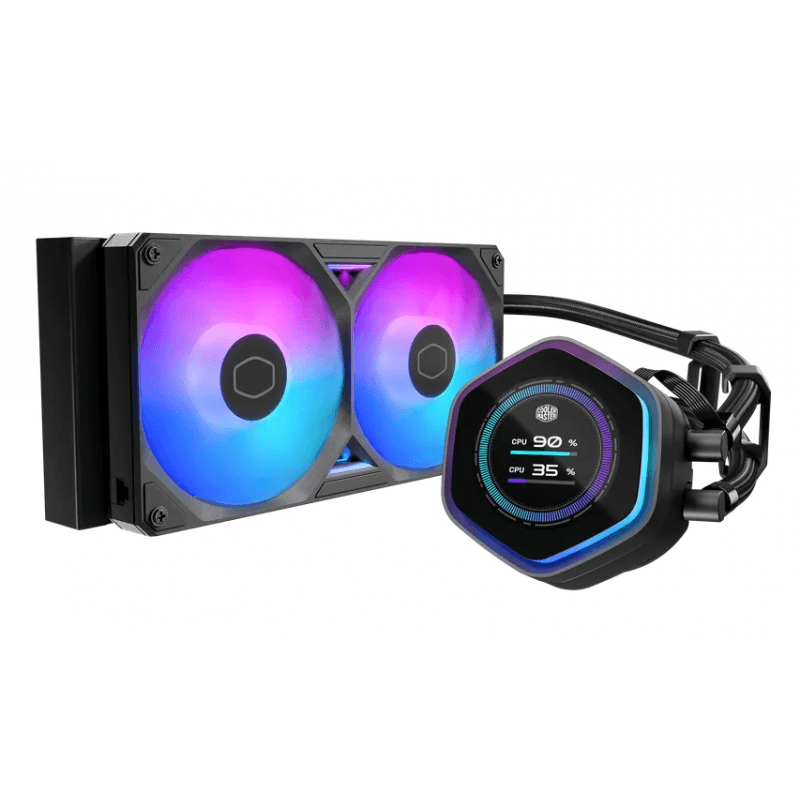 WATER COOLER MASTER MASTERLIQUID 240 ATMOS II LCD ARGB · CoolerMaster